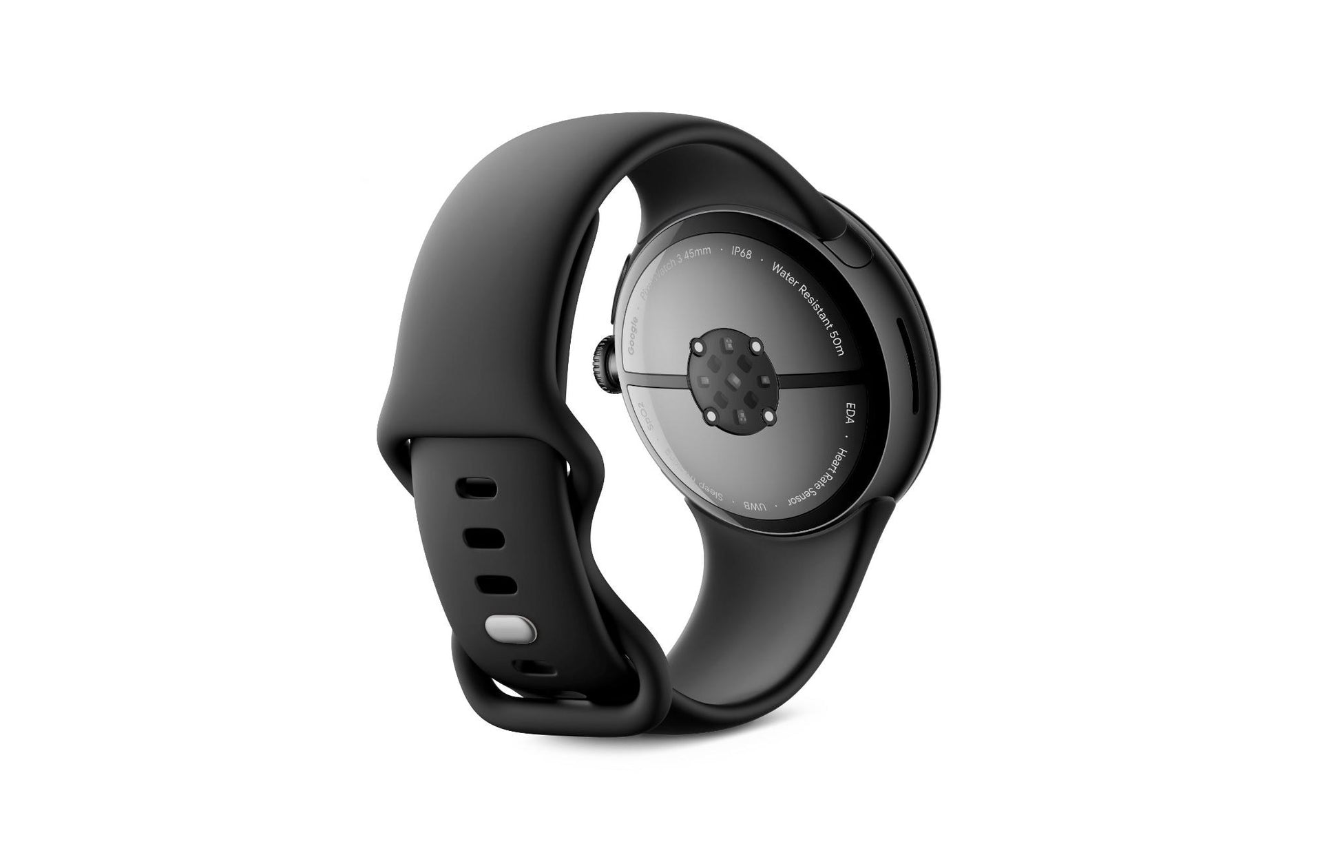 Google Pixel Watch 3 – Smartwatch – 45 mm, GPS, WLAN, NFC, Bluetooth, AMOLED, IP68, Schwarz