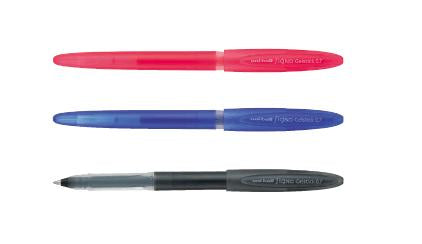 Uni-Ball Signo UM-170 Gelschreiber, Druckmechanik – Schwarz, Spitze 0,7 mm, dokumentenecht, wasserfest
