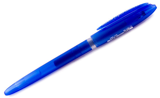 Uni-Ball Signo UM-170 Gelschreiber, Druckmechanik – Blau, Spitze 0,7 mm, dokumentenecht, wasserfest