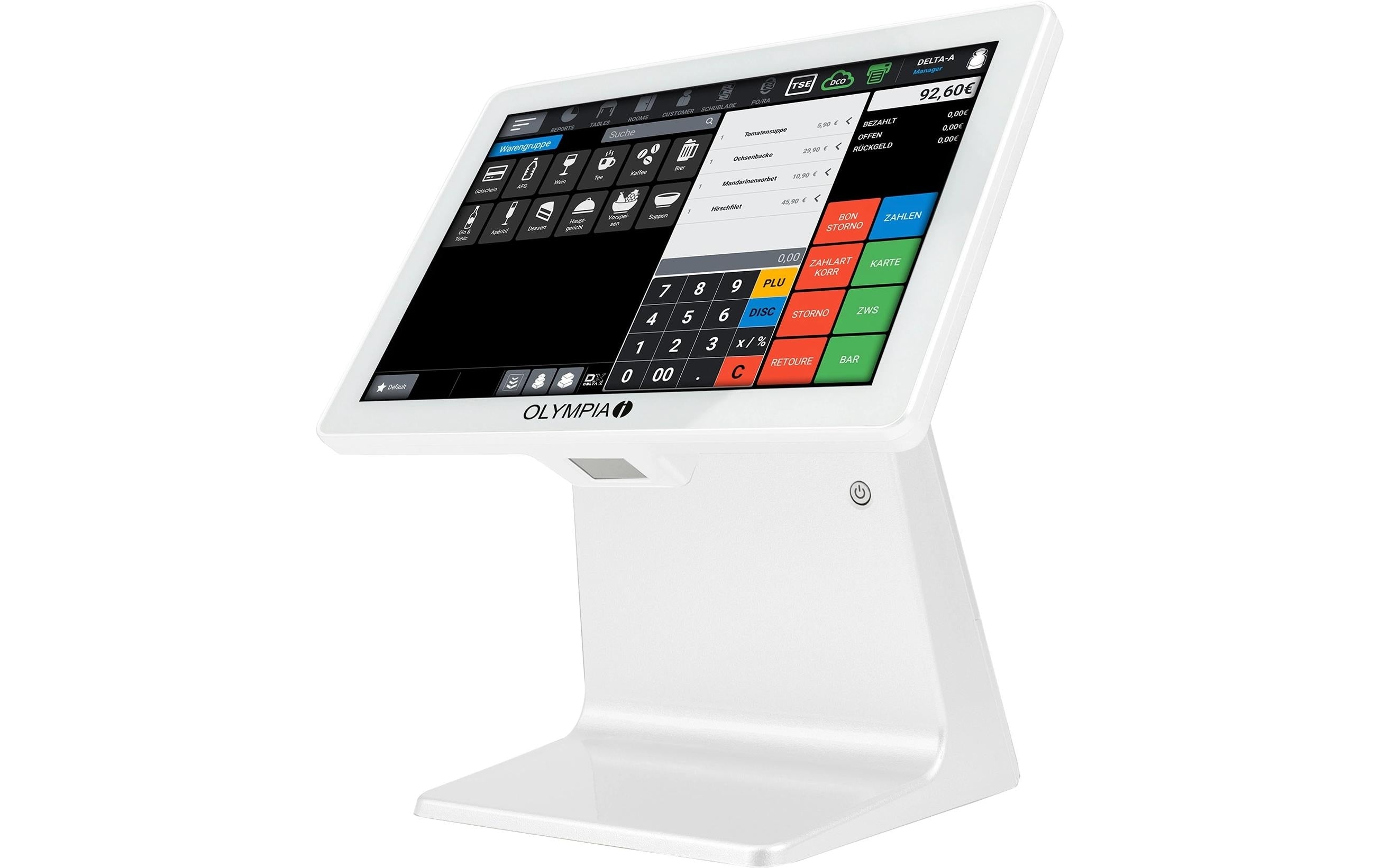 Olympia TS10 – POS-Terminal 10,1" – weiss
