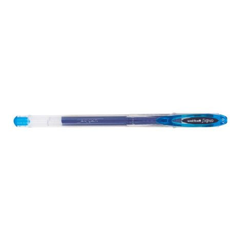 Uni-Ball Signo UM-120 Gelschreiber, Kappe – Hellblau, Spitze 0,7 mm, radierbar, schnelltrocknend, 1 Stk.