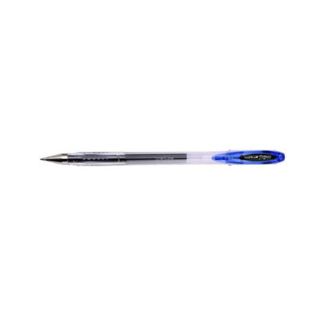 Uni-Ball Gelschreiber – Blau, 0,4 mm, schnelltrocknend, für dunkles Papier, Kappe