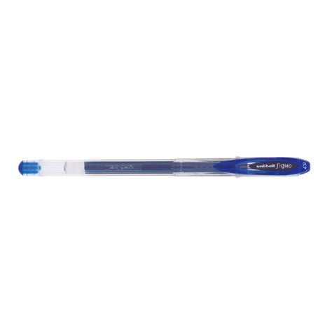 Uni-Ball Gelschreiber – Blau, 0,4 mm, schnelltrocknend, für dunkles Papier, Kappe
