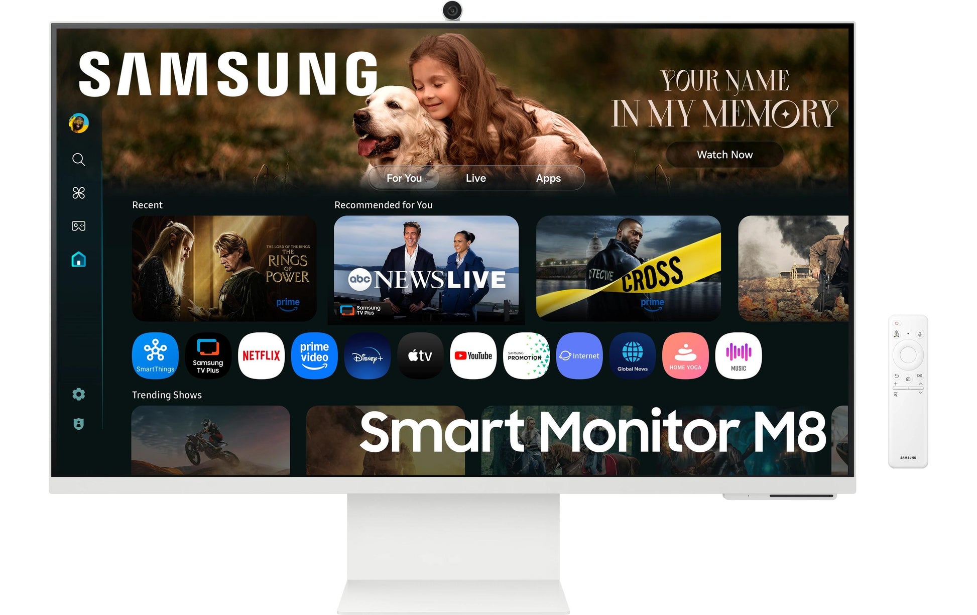 Samsung Smart Monitor M80F – Monitor, 3840 × 2160 (UHD 4K)