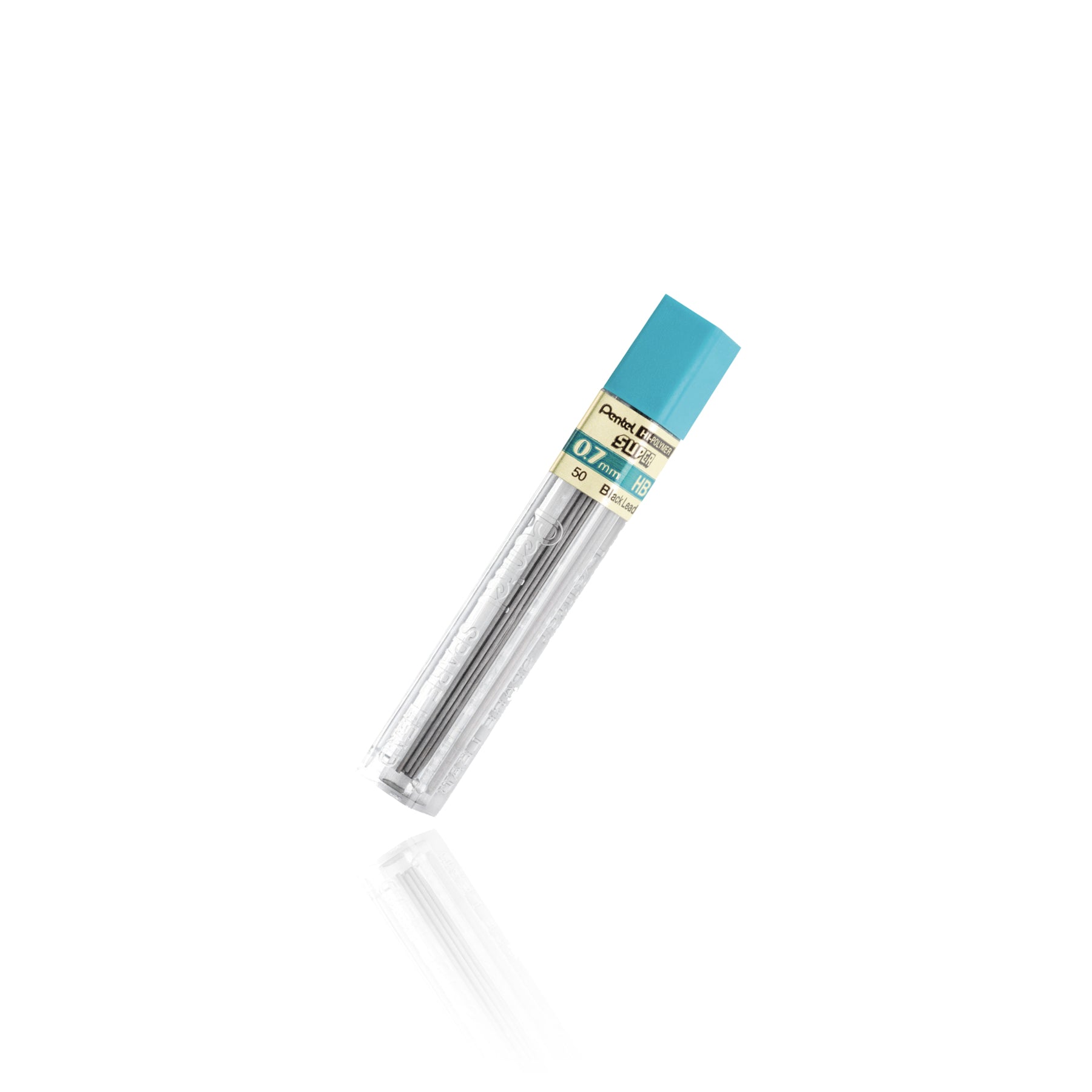 Pentel HI-POLYMER SUPER Zirkelminen – Schwarz, 0,7 mm, 12er-Pack