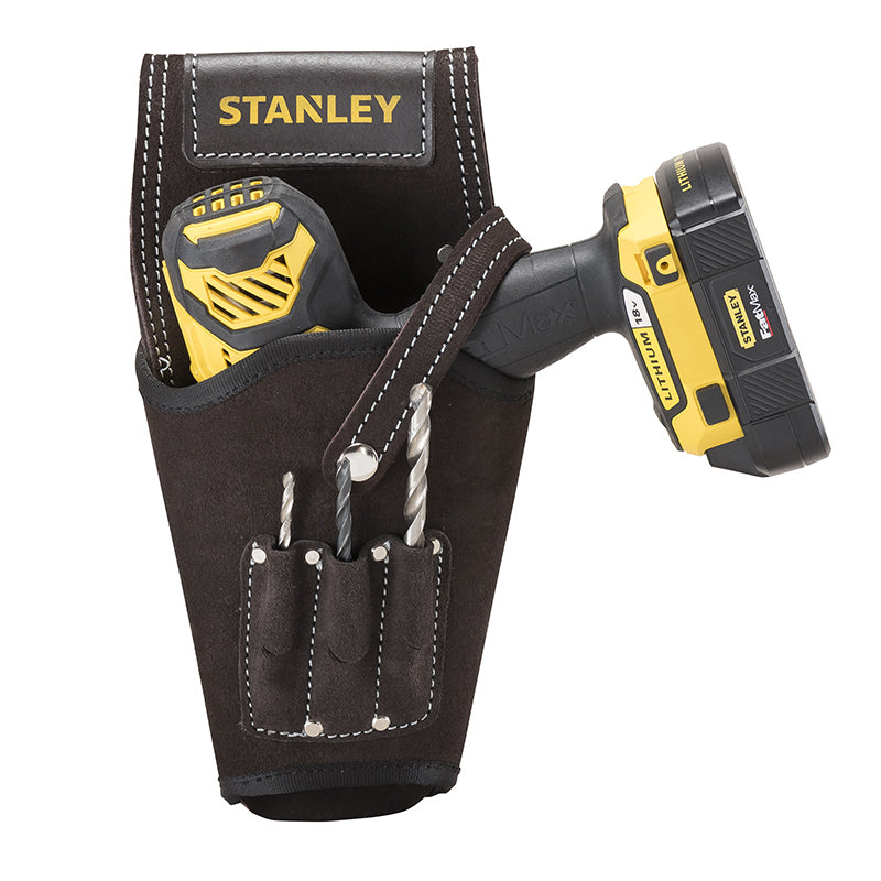 Stanley Rolletui/Gürteltasche – mit Haken, 1 Fach, schwarz, B 60 × H 320 × T 160 mm, für Schraubendreher