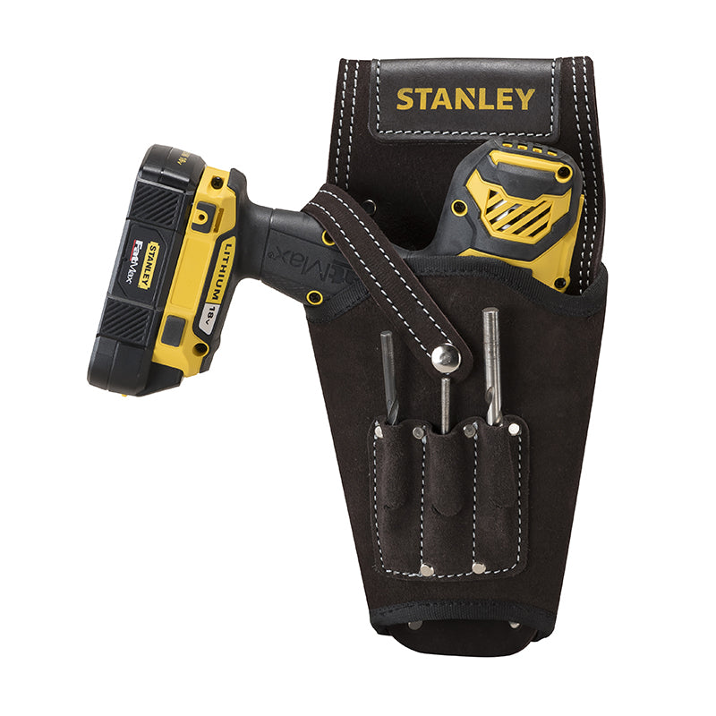 Stanley Rolletui/Gürteltasche – mit Haken, 1 Fach, schwarz, B 60 × H 320 × T 160 mm, für Schraubendreher