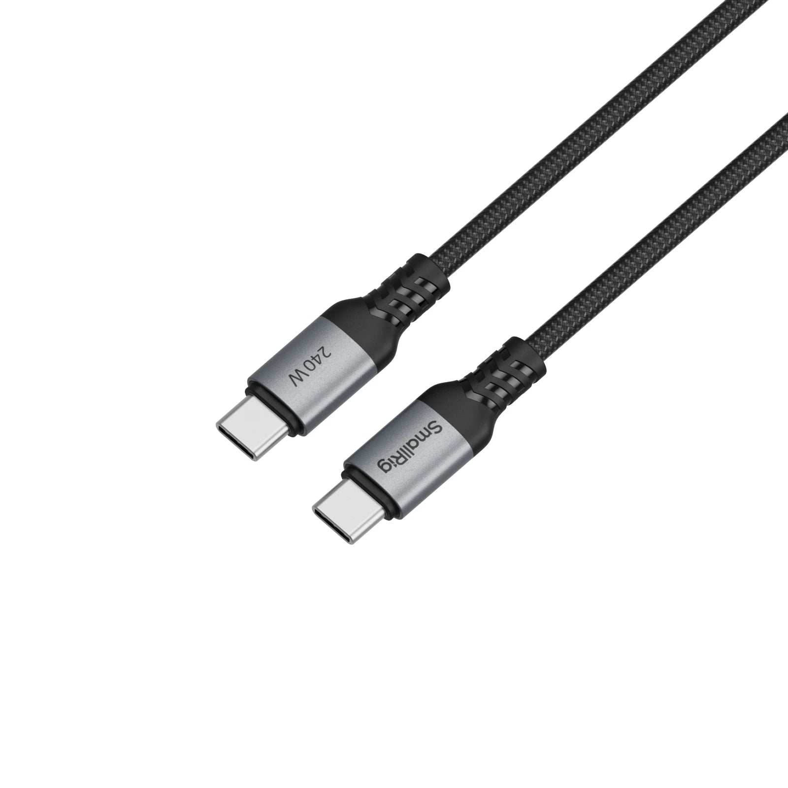 SmallRig USB-C auf USB-C Kabel – USB 2.0 (480 Mbit/s) – 1 m – PD 240 W – Geflochten, Textilmantel