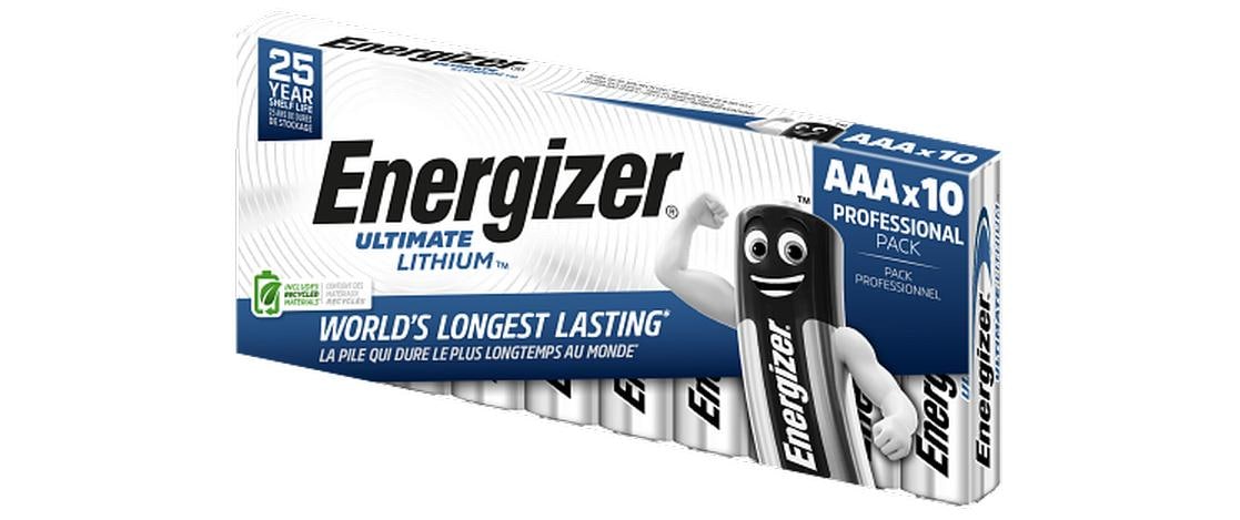 Energizer Batterien AAA – Lithium-Mangandioxid, 1,5 V – 4 Stk.