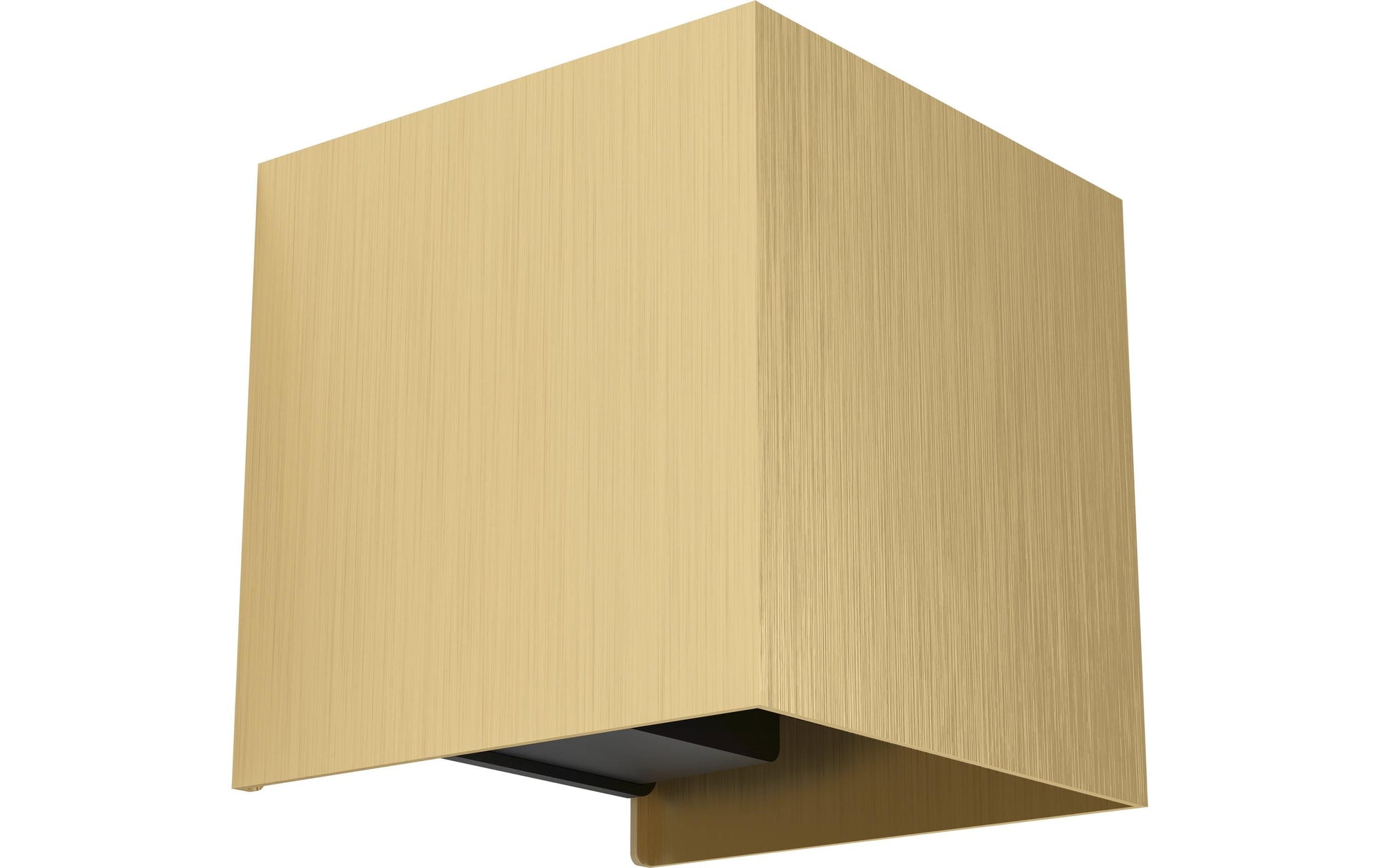 EGLO Wand-/Deckenleuchte VALMONTONE – 10 × 10 cm, 400 lm, 2 W, 3000 K, Messing