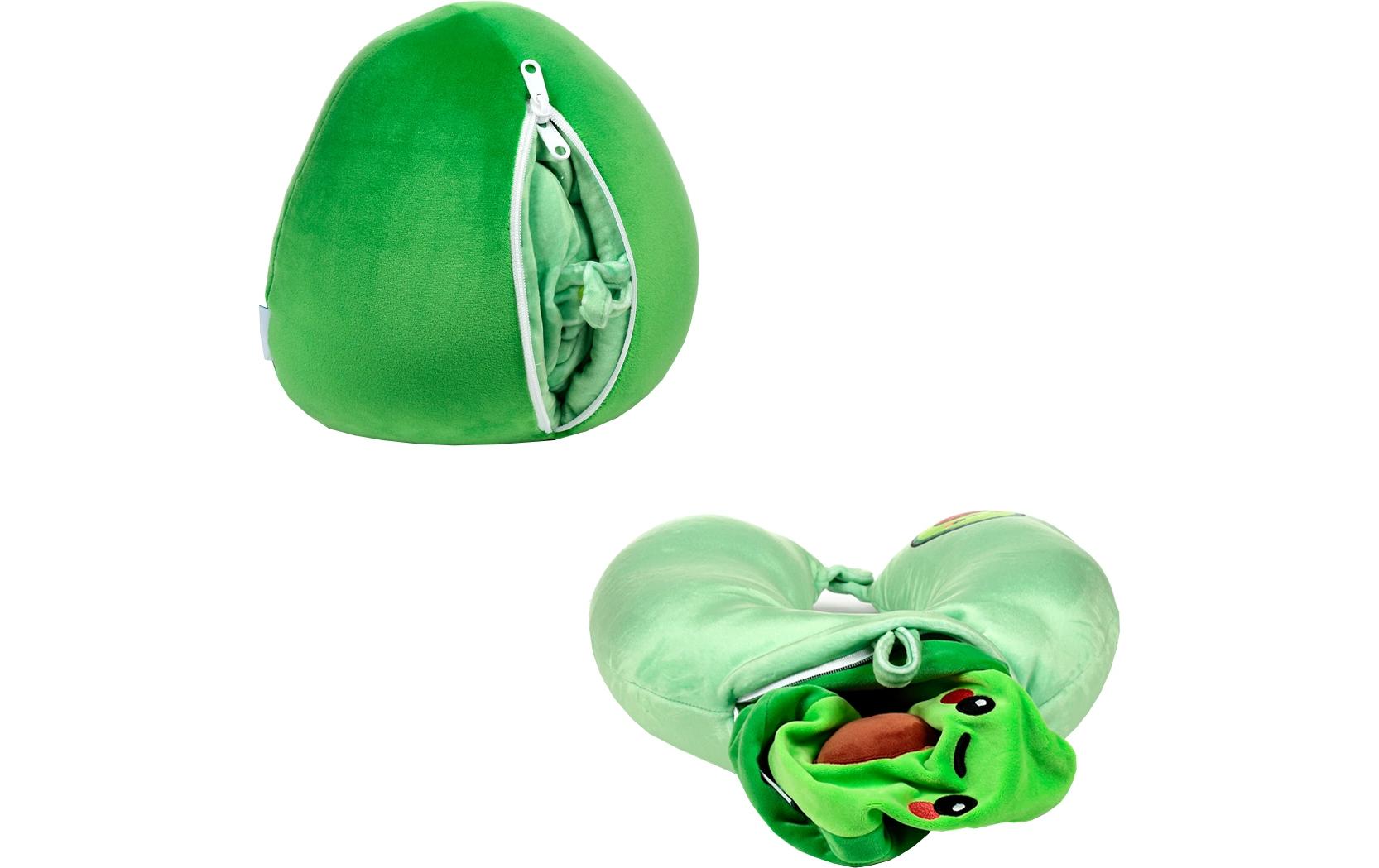 Sombo Reisekissen – 2in1 – 180×340×260 mm – Grün, Plüsch – Avocado – 1 Stk.