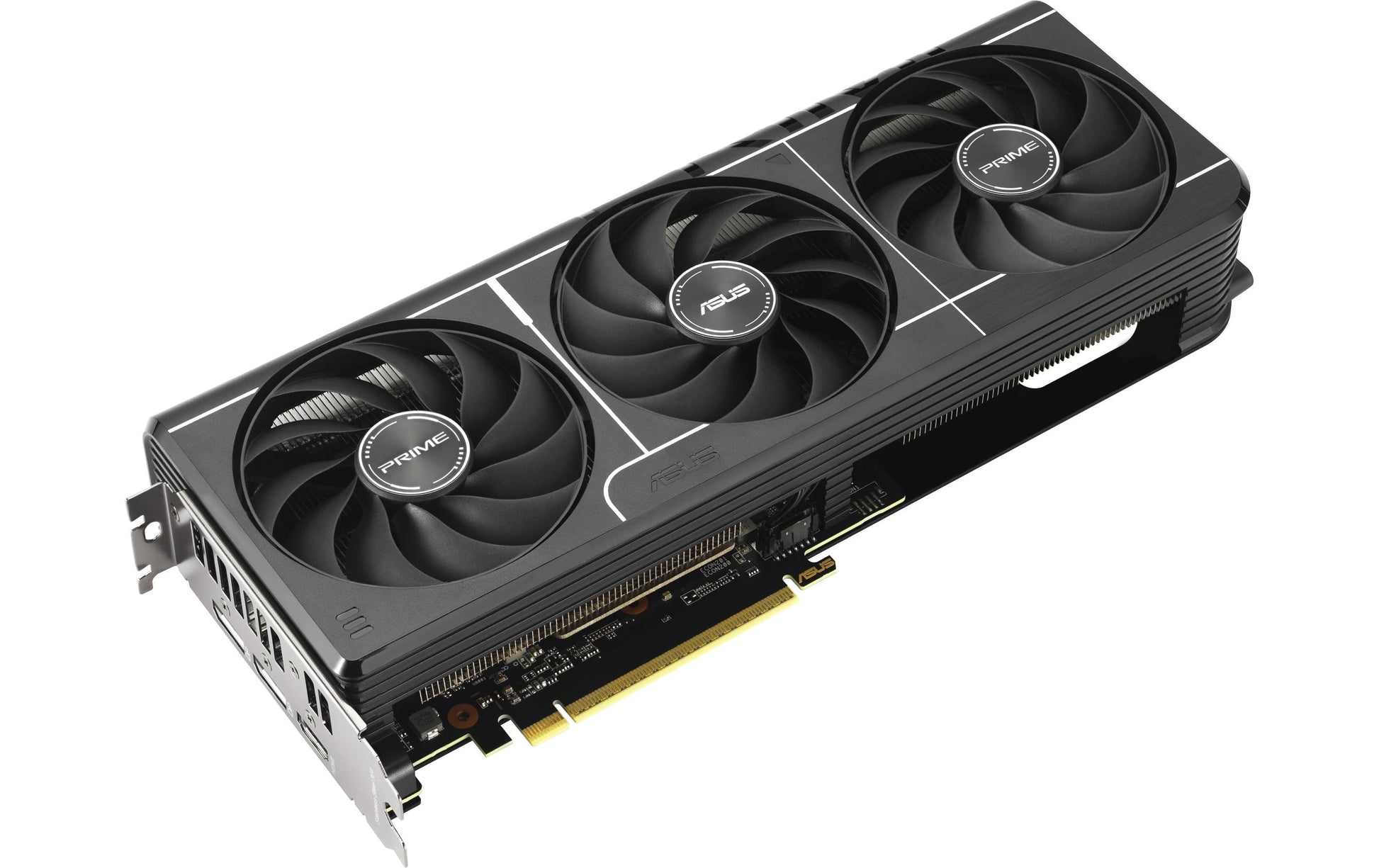 ASUS PRIME-RX9060XT-O16G – Grafikkarte – Radeon RX 9060 XT, 16 GB GDDR6, PCIe 5.0, 2×DP/1×HDMI, 304 mm