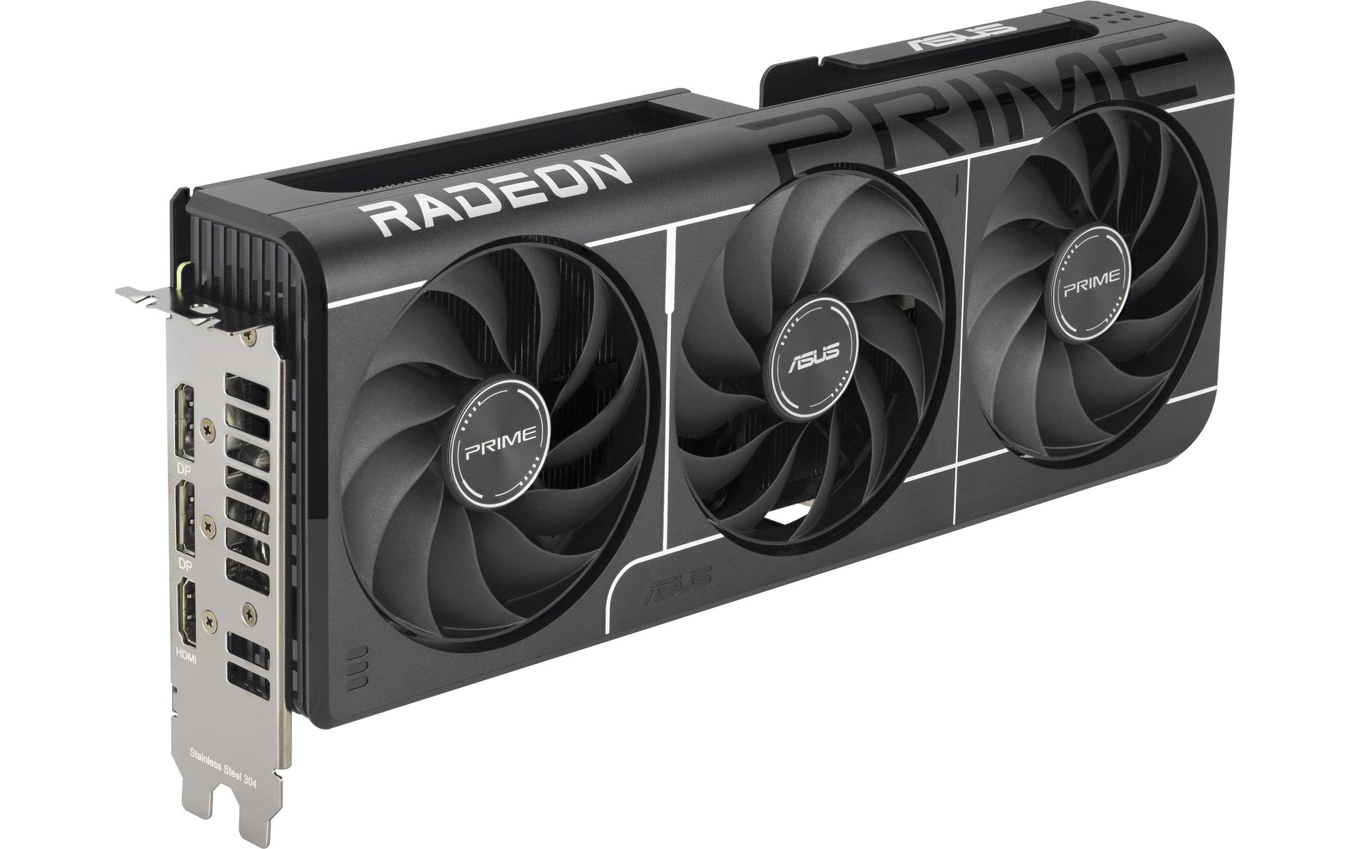 ASUS PRIME-RX9060XT-O16G – Grafikkarte – Radeon RX 9060 XT, 16 GB GDDR6, PCIe 5.0, 2×DP/1×HDMI, 304 mm