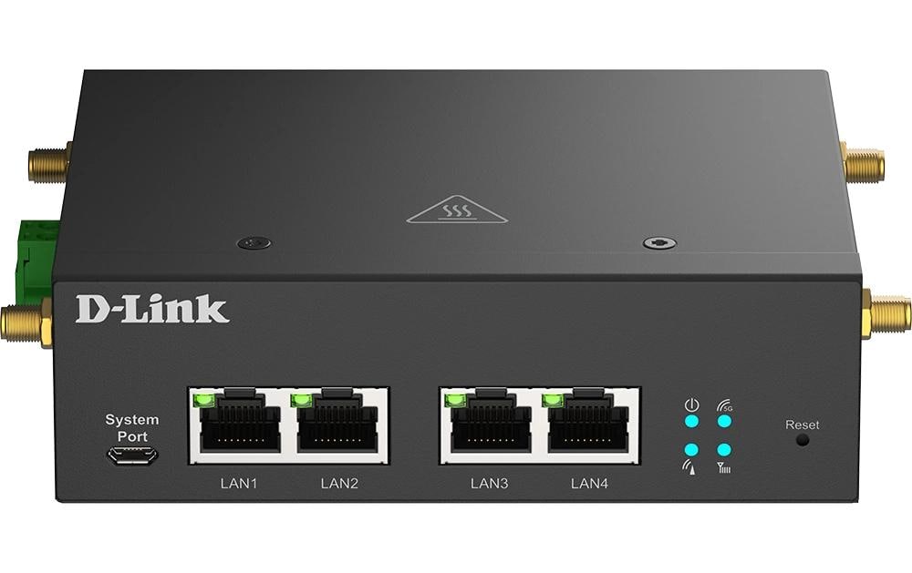 D-Link DWM-314-G – 5G Router, Wi-Fi 5, 1GbE, 4× RJ-45, Schwarz
