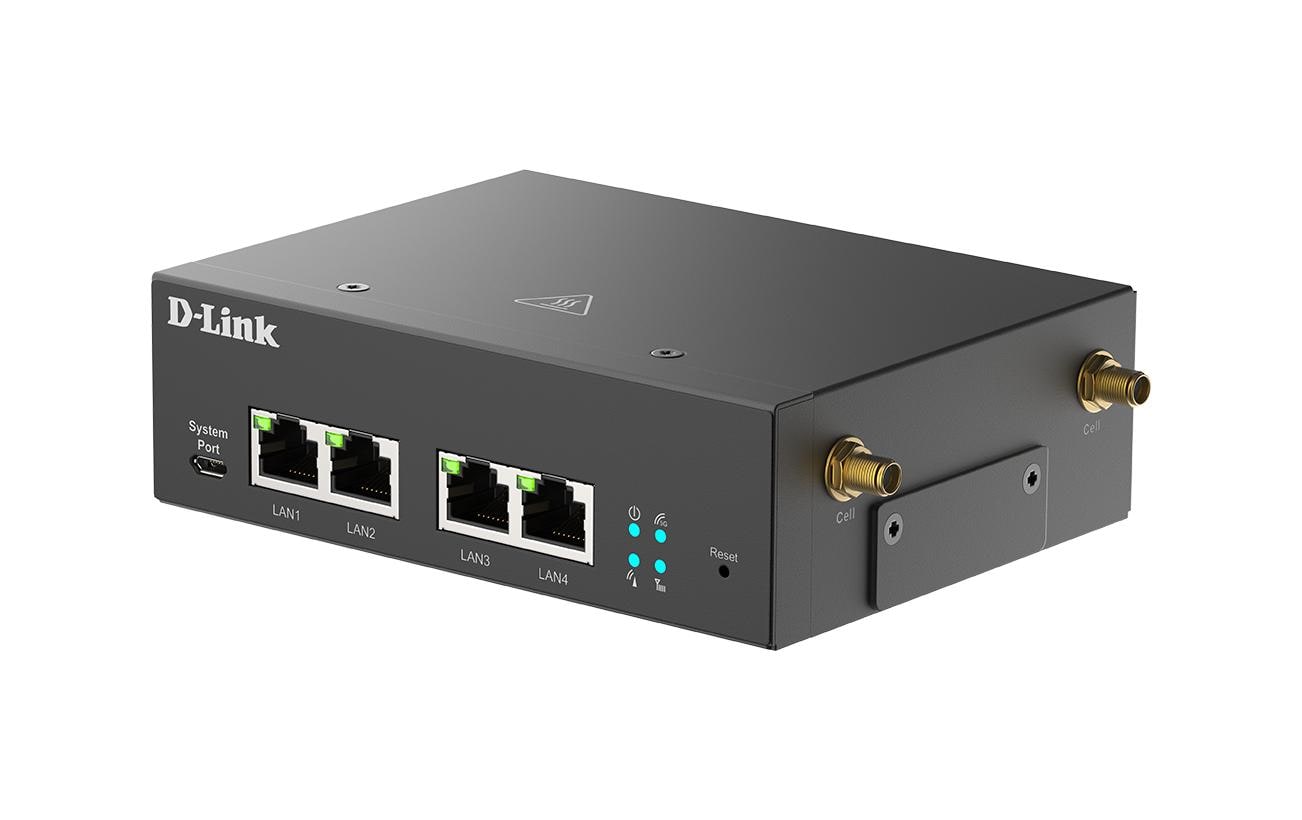 D-Link DWM-314-G – 5G Router, Wi-Fi 5, 1GbE, 4× RJ-45, Schwarz