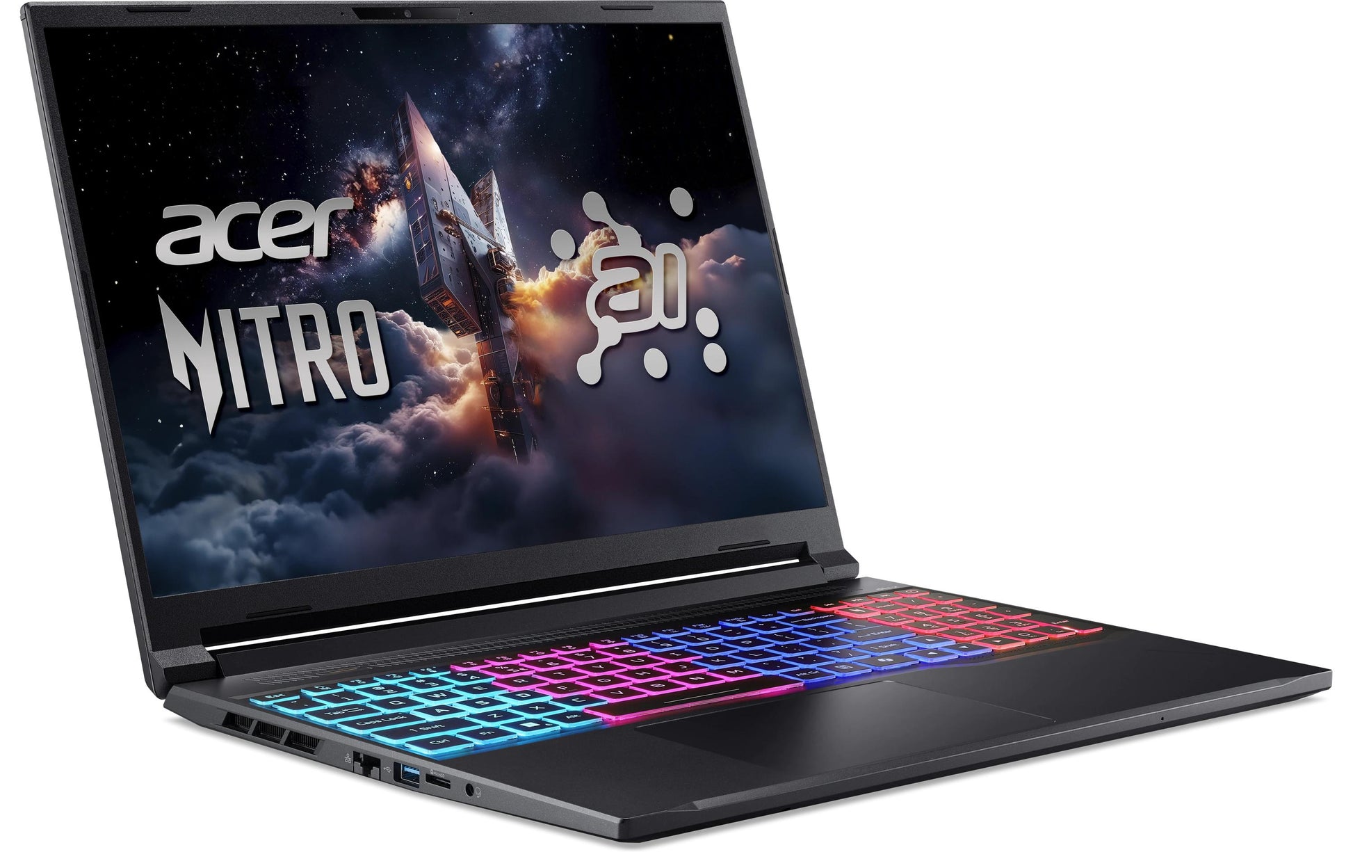 Acer Nitro V16 ANV16S-61-R8LB Laptop – Wi‑Fi 6E, Ethernet, Bluetooth 5.3 – Netzteil 135 W – CH (QWERTZ)