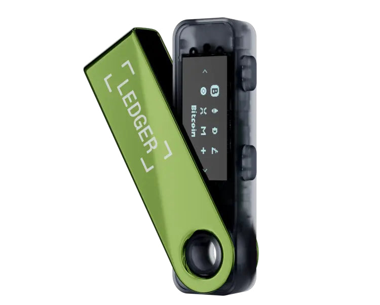 Ledger Nano S Plus – Krypto-Hardware-Wallet, USB-C, für Mac, Grün