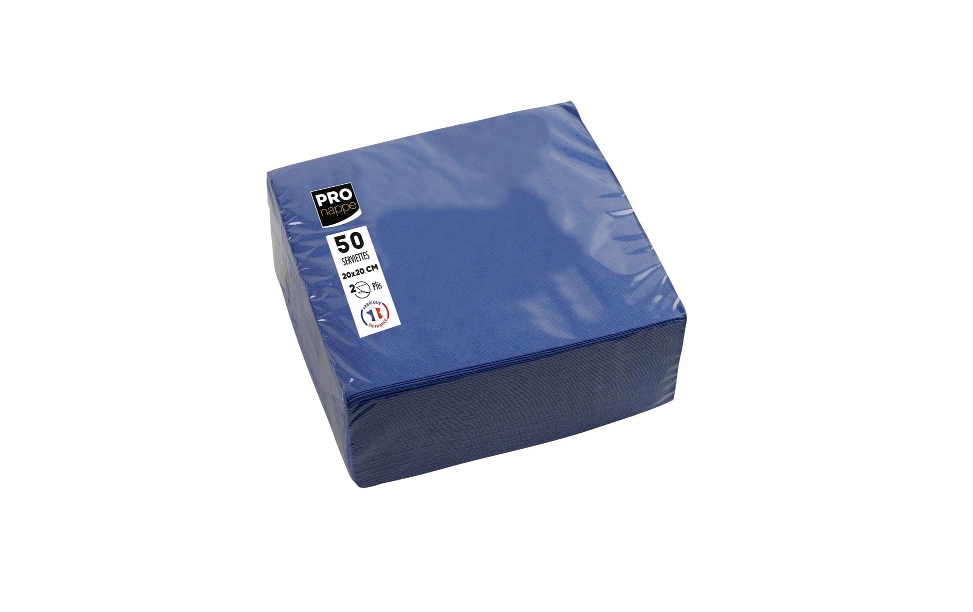 PRONAPPE PRO nappe Cocktail Servietten – blau – 20 × 20 cm, 2-lagig – 50 Stück