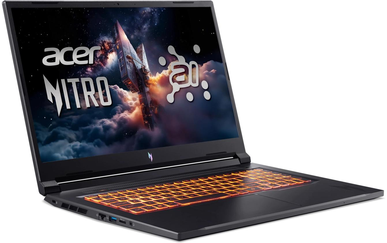 Acer Nitro V17 ANV17-41-R57K Laptop – Wi‑Fi, Ethernet, Bluetooth – Akku 76 Wh – Netzteil 135 W
