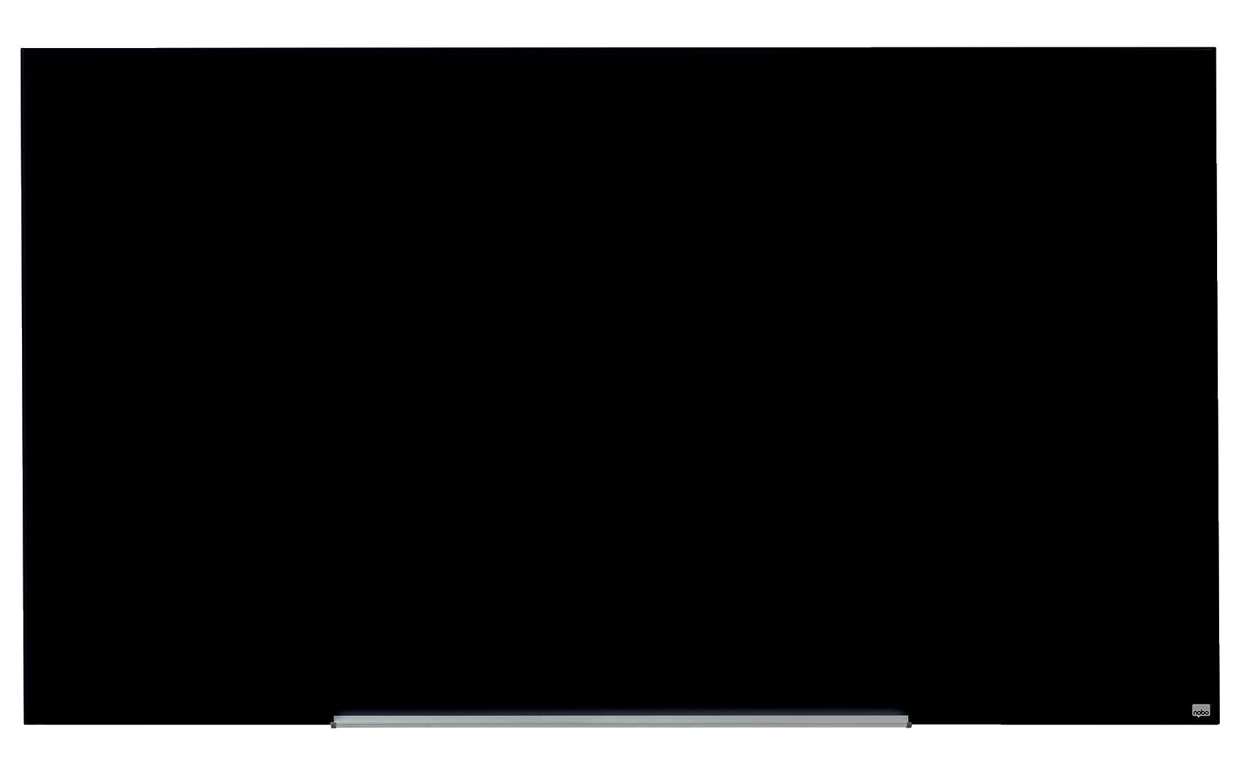 Nobo Whiteboard – 190 × 100 cm, Glas, magnetisch, schlanker Rahmen, Wandmontage