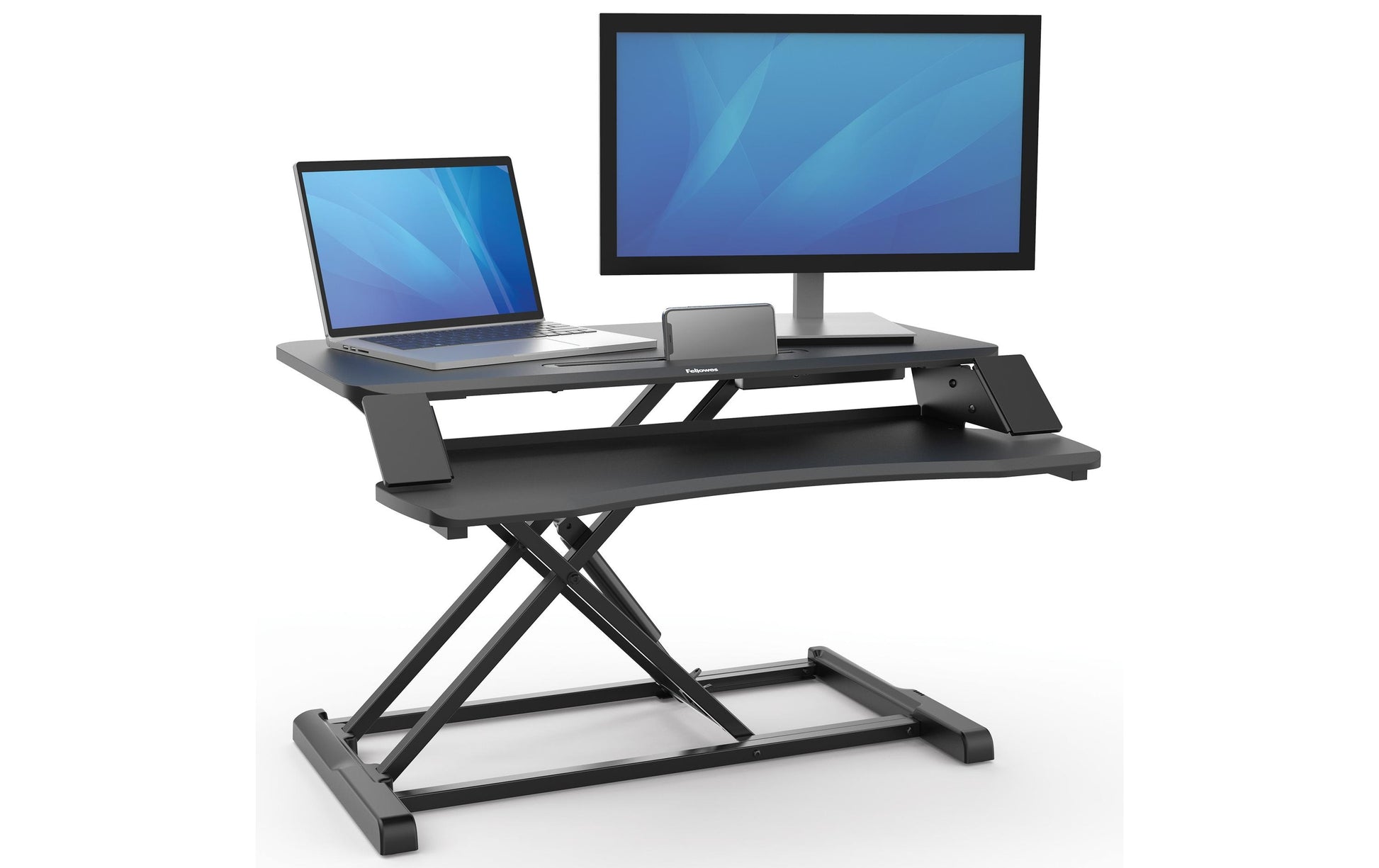 Fellowes Corsivo – Stehtisch – Schwarz – Höhenverstellbar