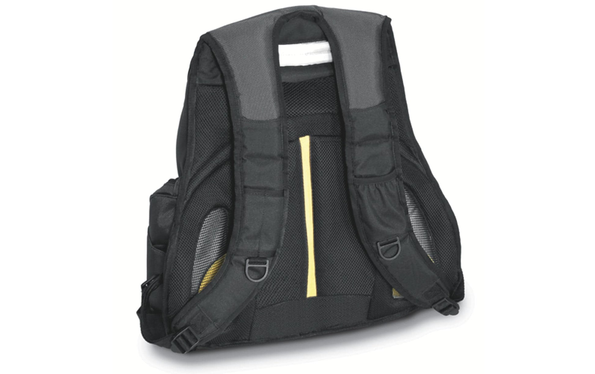 Kensington Notebook-Rucksack Contour – für 16", mit Flaschenhalter, Polyester – Schwarz, 500 × 360 × 220 mm