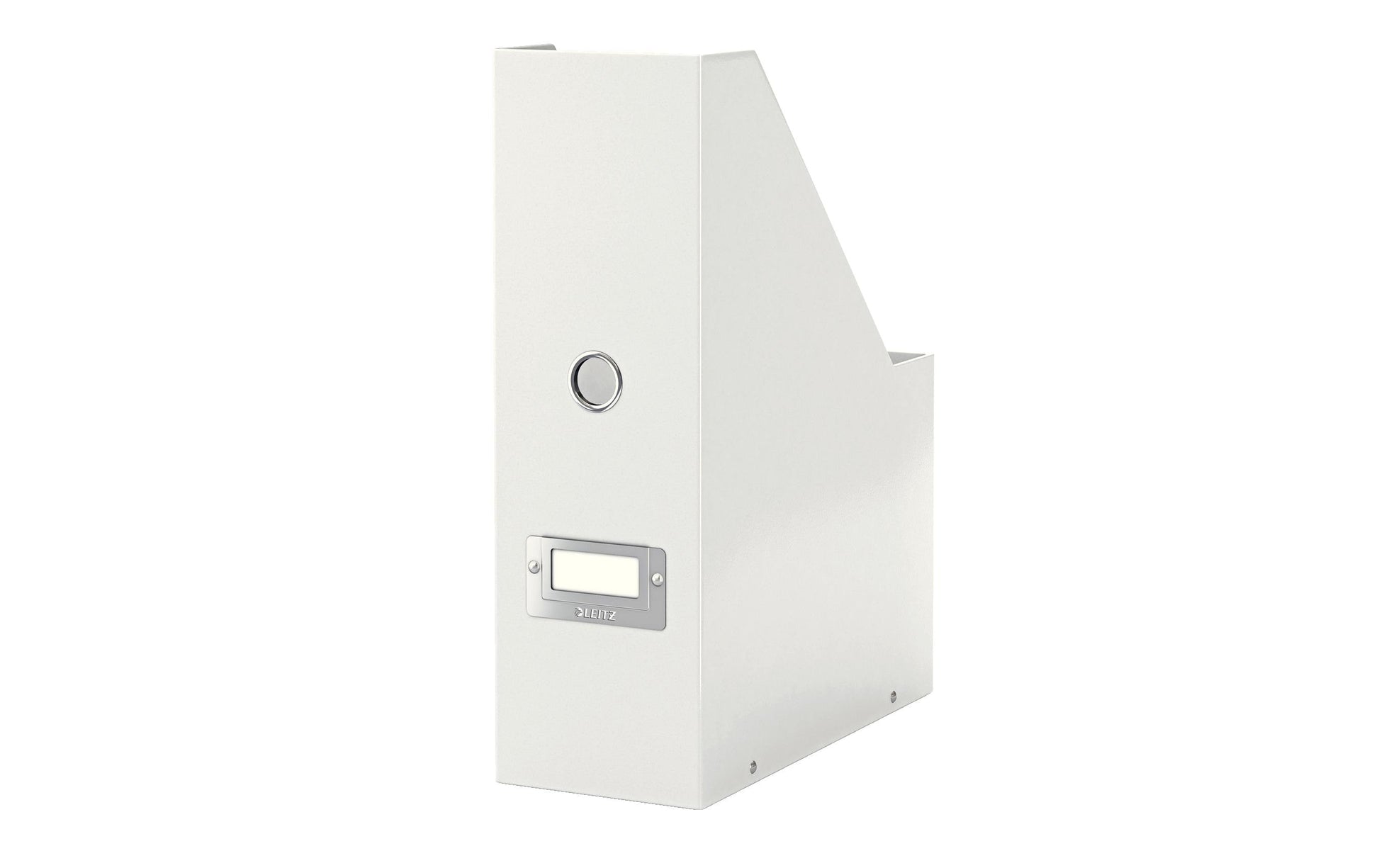 Leitz Stehsammler – Karton, mit Beschriftungsfeld, weiss, 253×103×330 mm