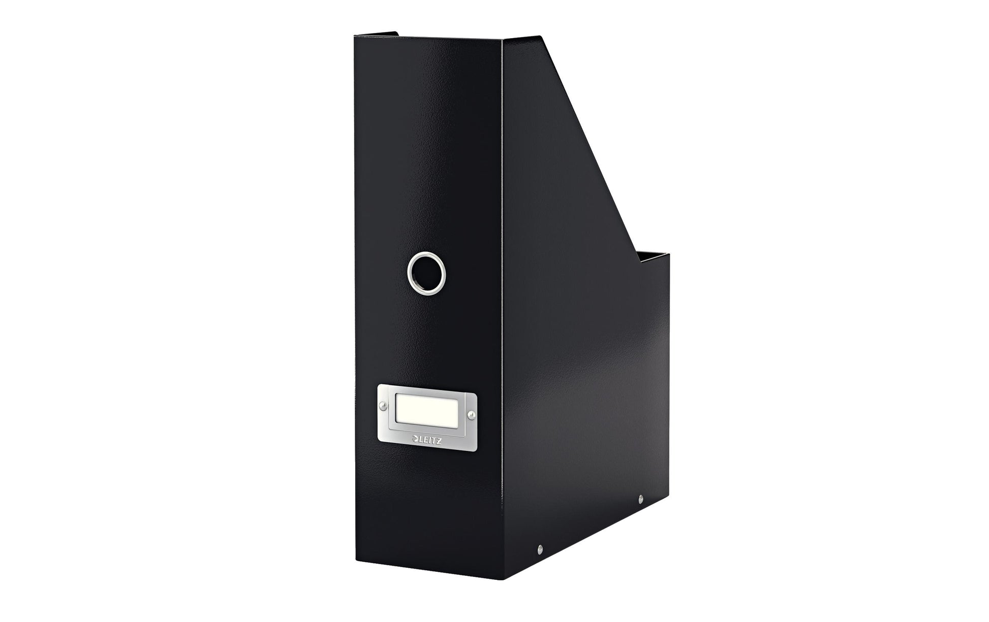 Leitz Ablageprodukt – Karton, mit Beschriftungsfeld, schwarz, 253×103×330 mm