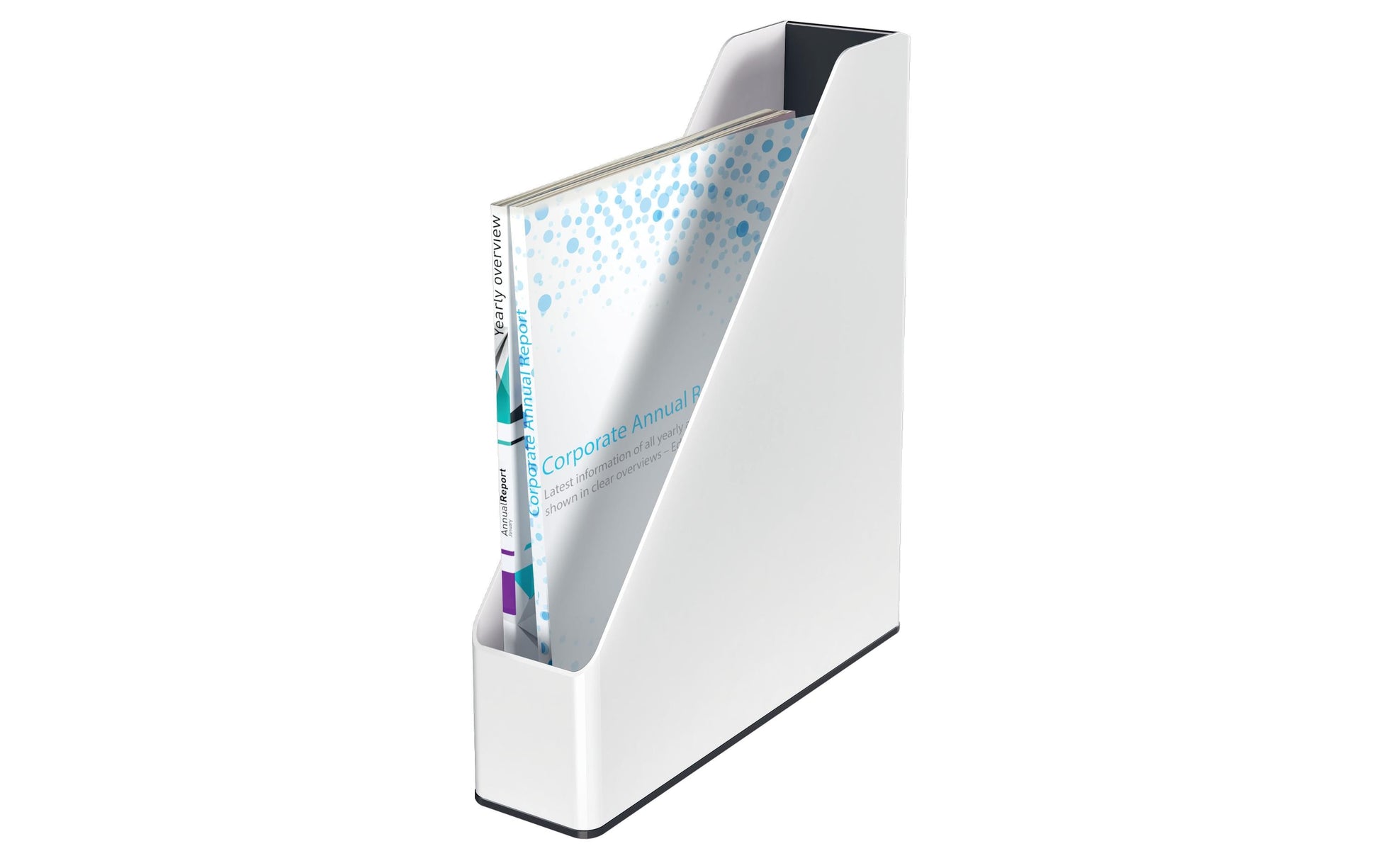 Leitz Katalogsammler Duo Colour – für A4 – Polystyrol (PS) – weiss – 73 × 272 × 318 mm