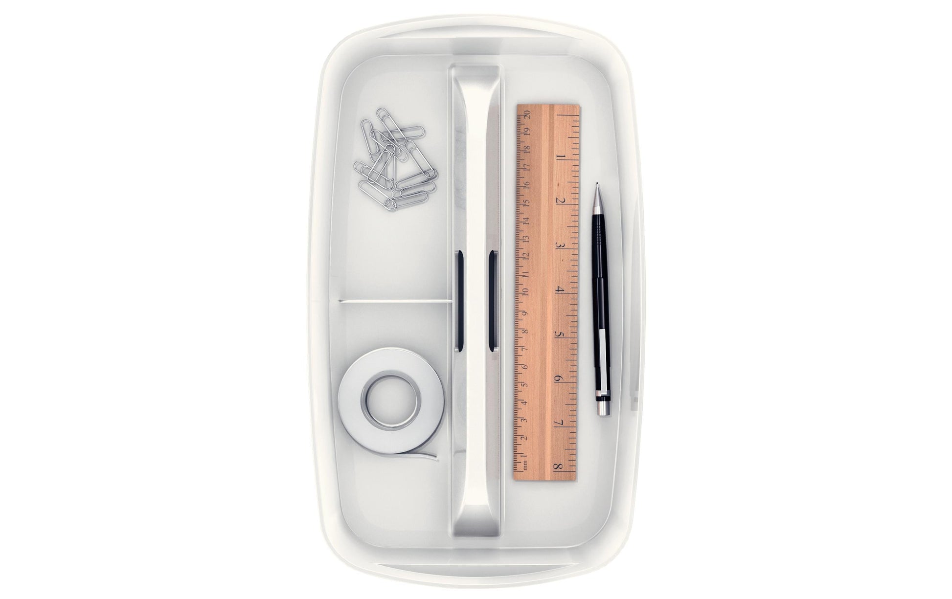 Leitz Einsatz – für MyBox (Klein, Gross), Kunststoff, Weiss, 30,7 × 5,6 × 18,1 cm – 1er-Pack