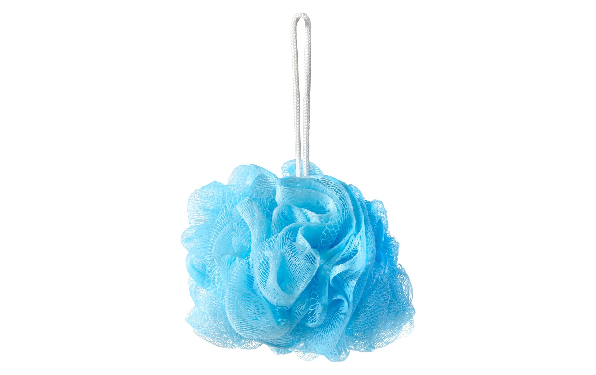 Cocon Duschschwamm – Ø10 cm, Hellblau, 3er-Set