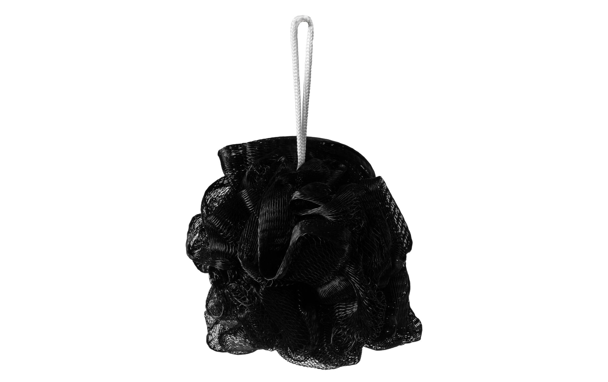 Cocon Duschschwamm – 3 Stk, Durchmesser 10 cm – Schwarz – Polyethylen