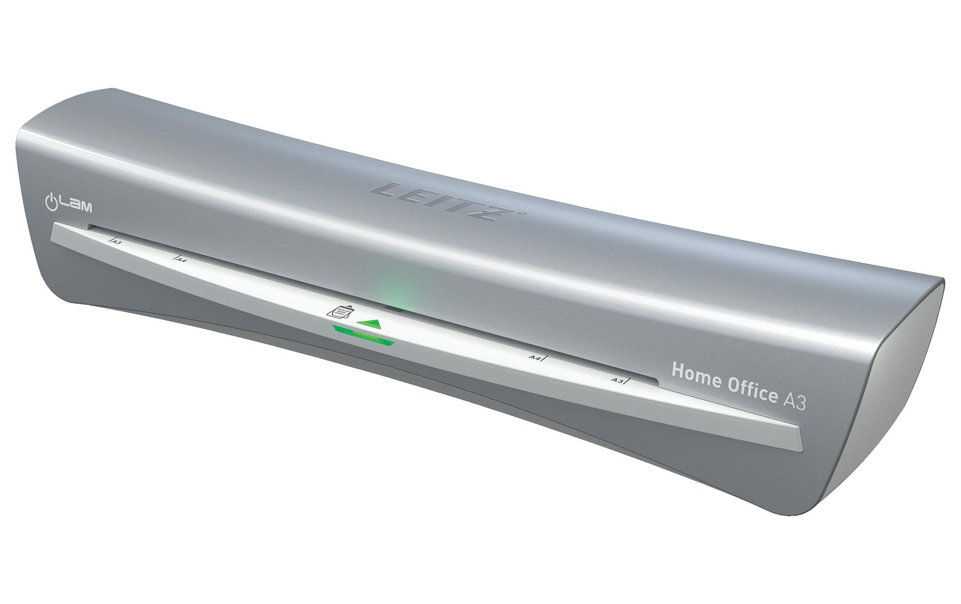 Leitz iLAM Home Office Laminiergerät A3 – Heisslaminator, bis 125 µm, 2 Rollen, 310 mm/min, grau