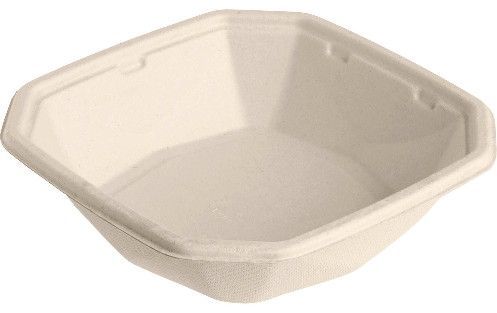 Duni Take-away-Box Octabagasse, Bagasse (Zuckerrohr) – 400 ml 183 × 183 × 43 mm braun – kompostierbar – 50 Stk