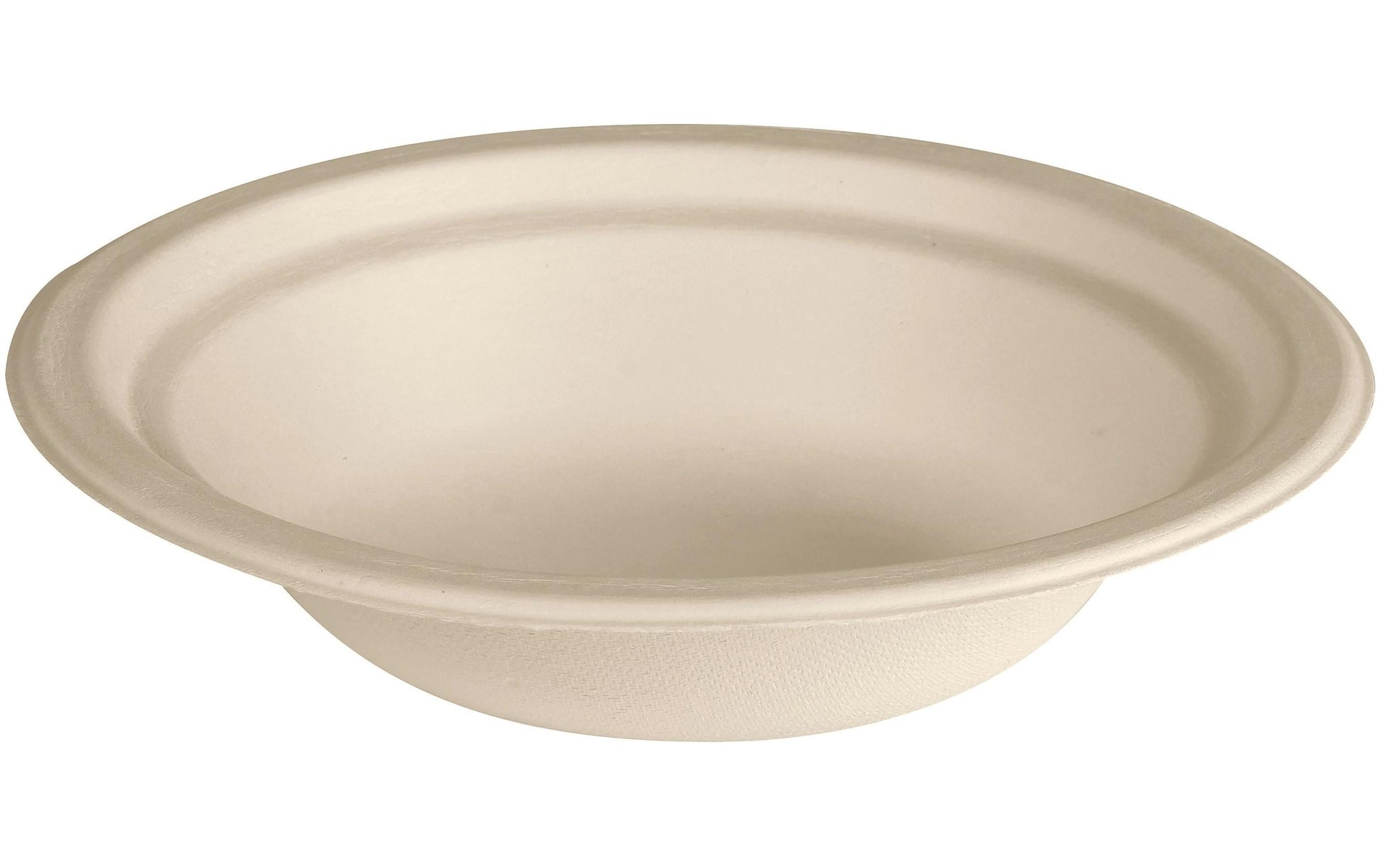 Duni Schale/Schüssel, Bagasse (Zuckerrohr) rund – 400 ml, Ø 17,8 cm, braun