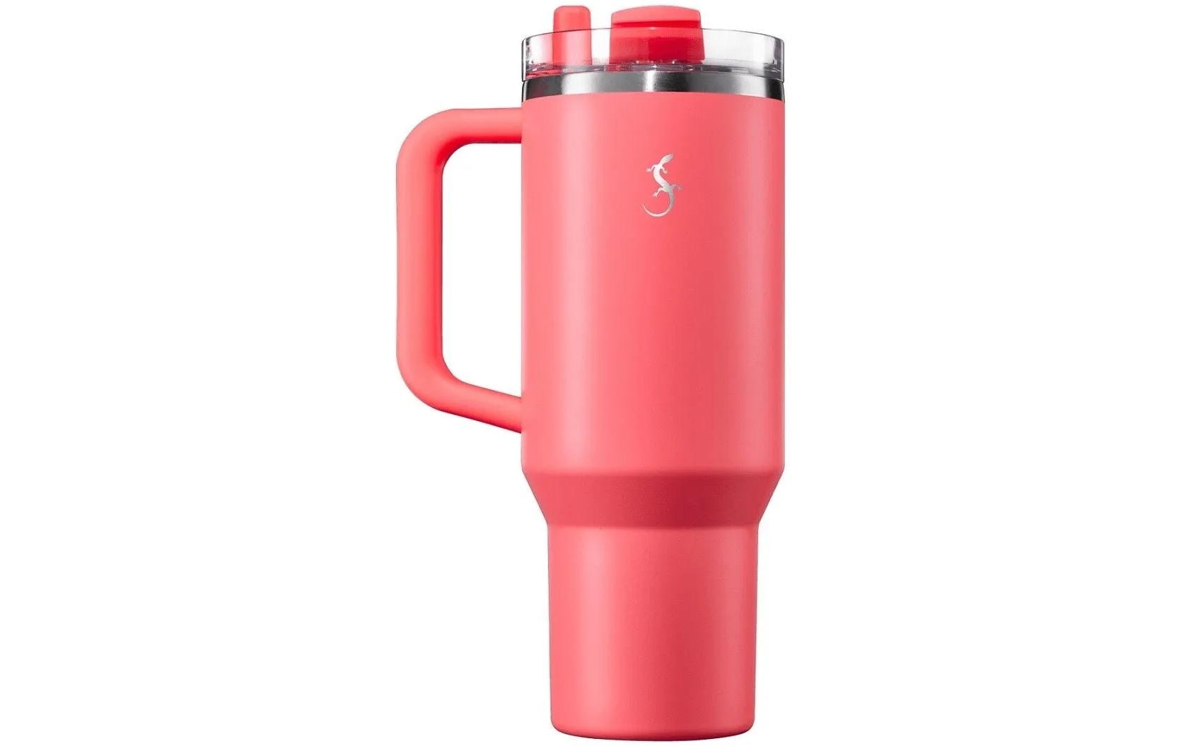 Lurch Big Cup Thermobecher 1,2 l – doppelwandig 8 h heiss/12 h kalt, Kunststoff, Pink