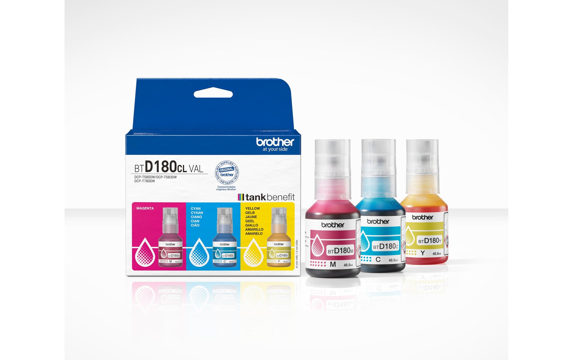 Brother Tintenpatronen-Multipack CMY, 3er-Pack