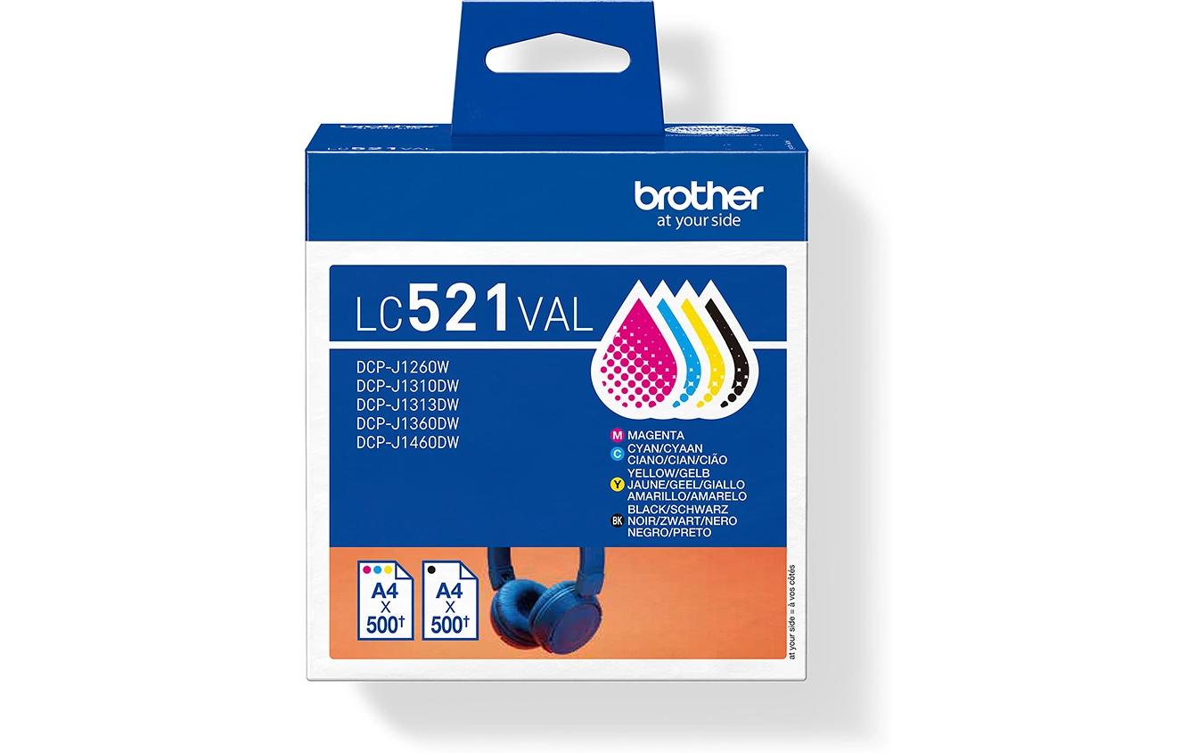 Brother Tintenpatronen-Multipack CMYK, 4er-Pack – für DCP-J1260W, DCP-J1310DW, DCP-J1360DW