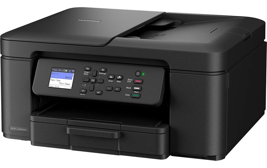 Brother DCP-J1360DW – Farbiges Tintenstrahl-MFP, 3-in-1 – WLAN – Duplex, ADF – 16 ppm S/W, 16 ppm Farbe