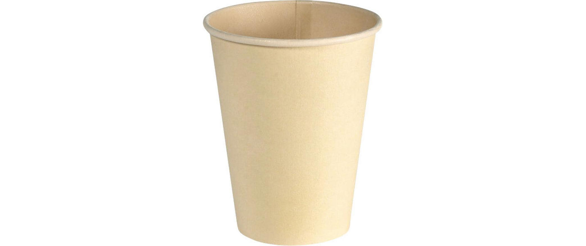Duni Trinkbecher Bagasse (PLA-beschichtet) – 2,4 dl, beige, 50 Stück