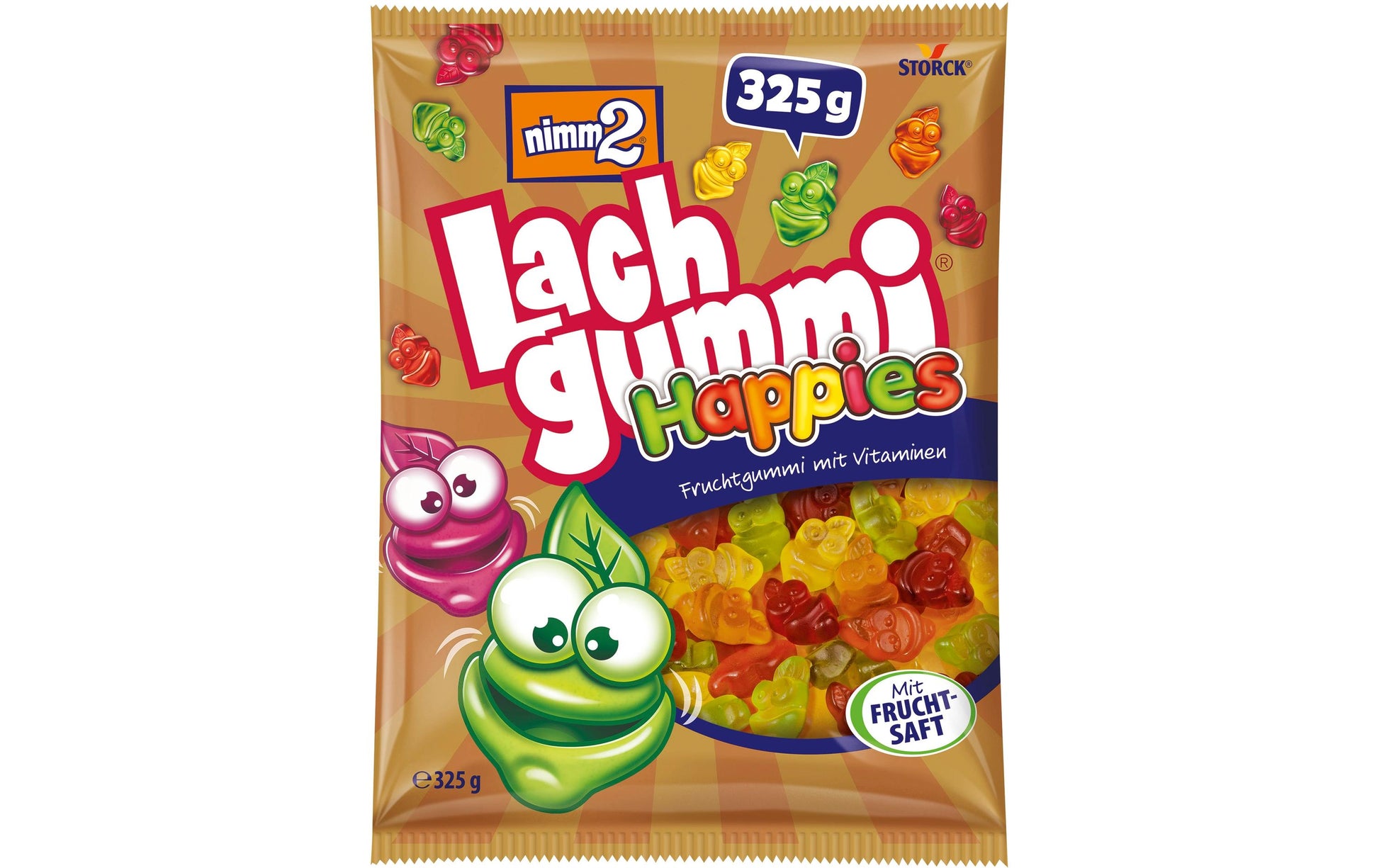 STORCK Nimm2 Lachgummi Happies – 325 g