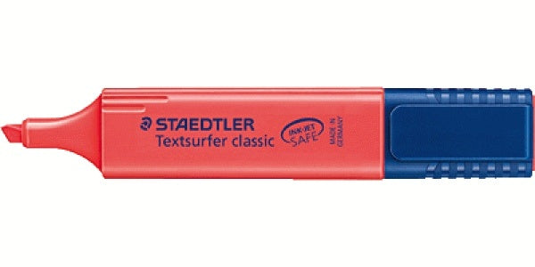 STAEDTLER Textsurfer classic Textmarker – Rot, nachfüllbar