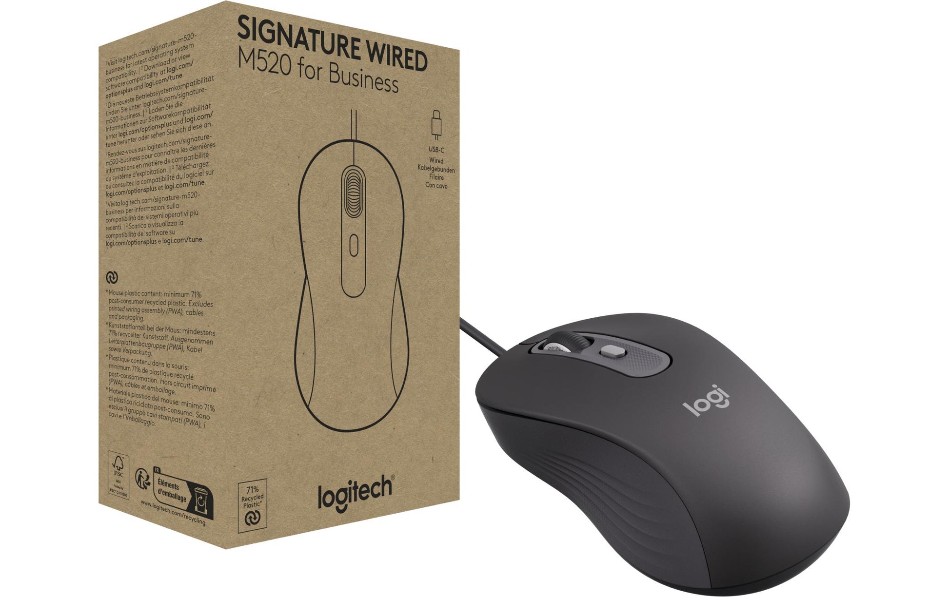 Logitech M520 for Business – Business-Maus