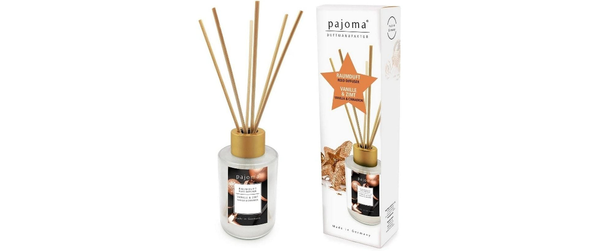 Pajoma Vanille & Zimt – Duftstäbchen, 100 ml