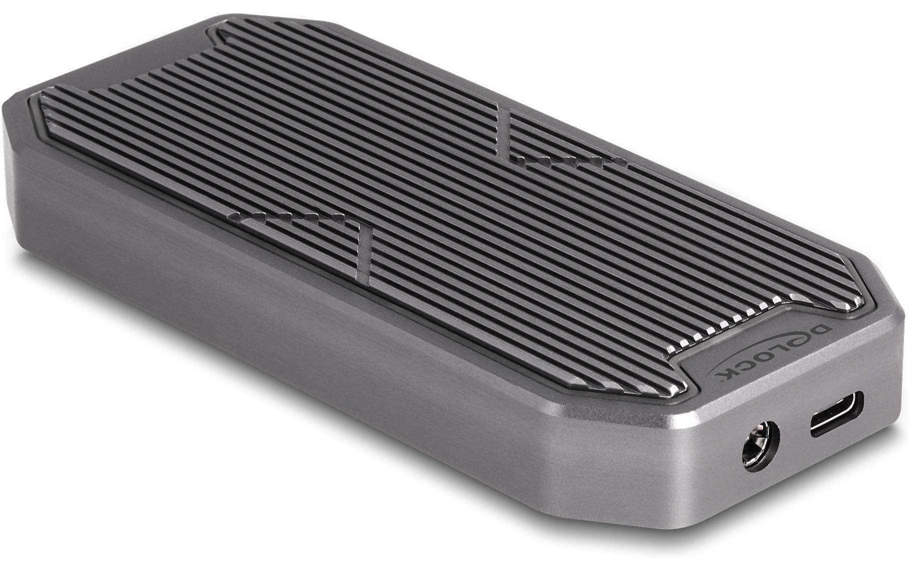 DeLOCK M.2 NVMe-Gehäuse USB-C (USB 3.2 Gen 2x2, 20 Gbit/s) – 1-Bay Externes SSD-Gehäuse – für M.2 NVMe (PCIe)