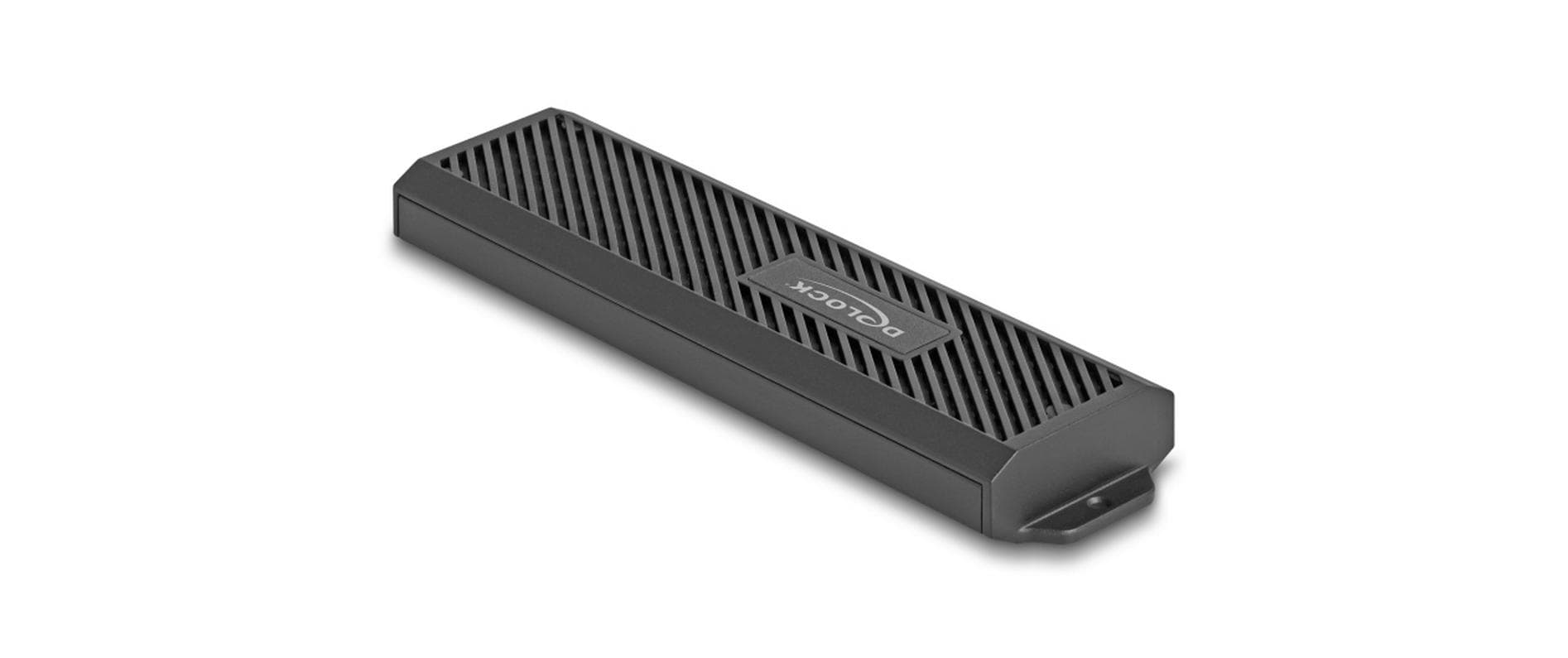 DeLOCK 42031 – 1-Bay SSD-Gehäuse (M.2) – USB 3.2 Gen 2x2 (20 Gbit/s), USB-C – für M.2 NVMe (PCIe) und M.2 SATA