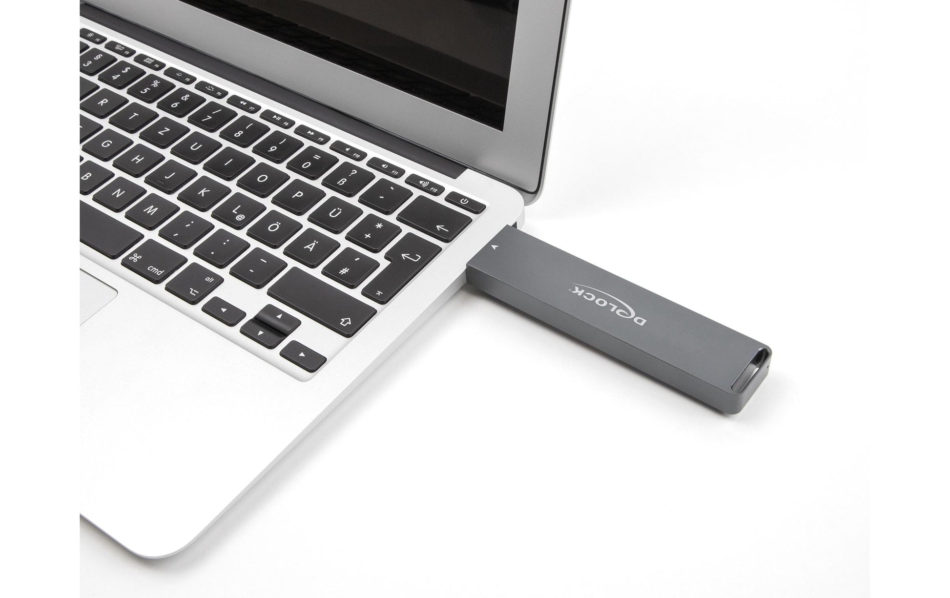 DeLOCK M.2 NVMe SSD-Gehäuse – 1-Bay SSD-Gehäuse – USB 3.2 Gen 2 10 Gbit/s, für M.2 NVMe SSD
