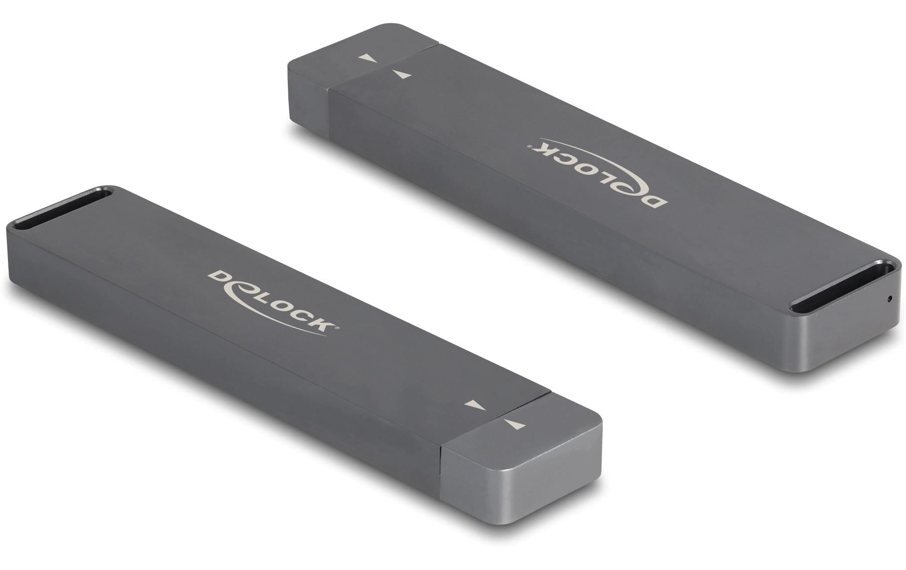 DeLOCK M.2 NVMe SSD-Gehäuse – 1-Bay SSD-Gehäuse – USB 3.2 Gen 2 10 Gbit/s, für M.2 NVMe SSD