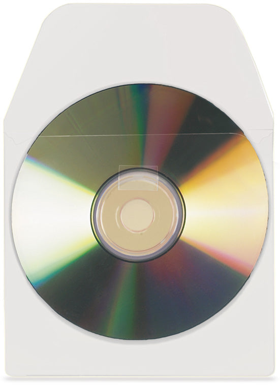 3L CD-/DVD-Hüllen – 100 Disks, PP, 127 × 127 mm
