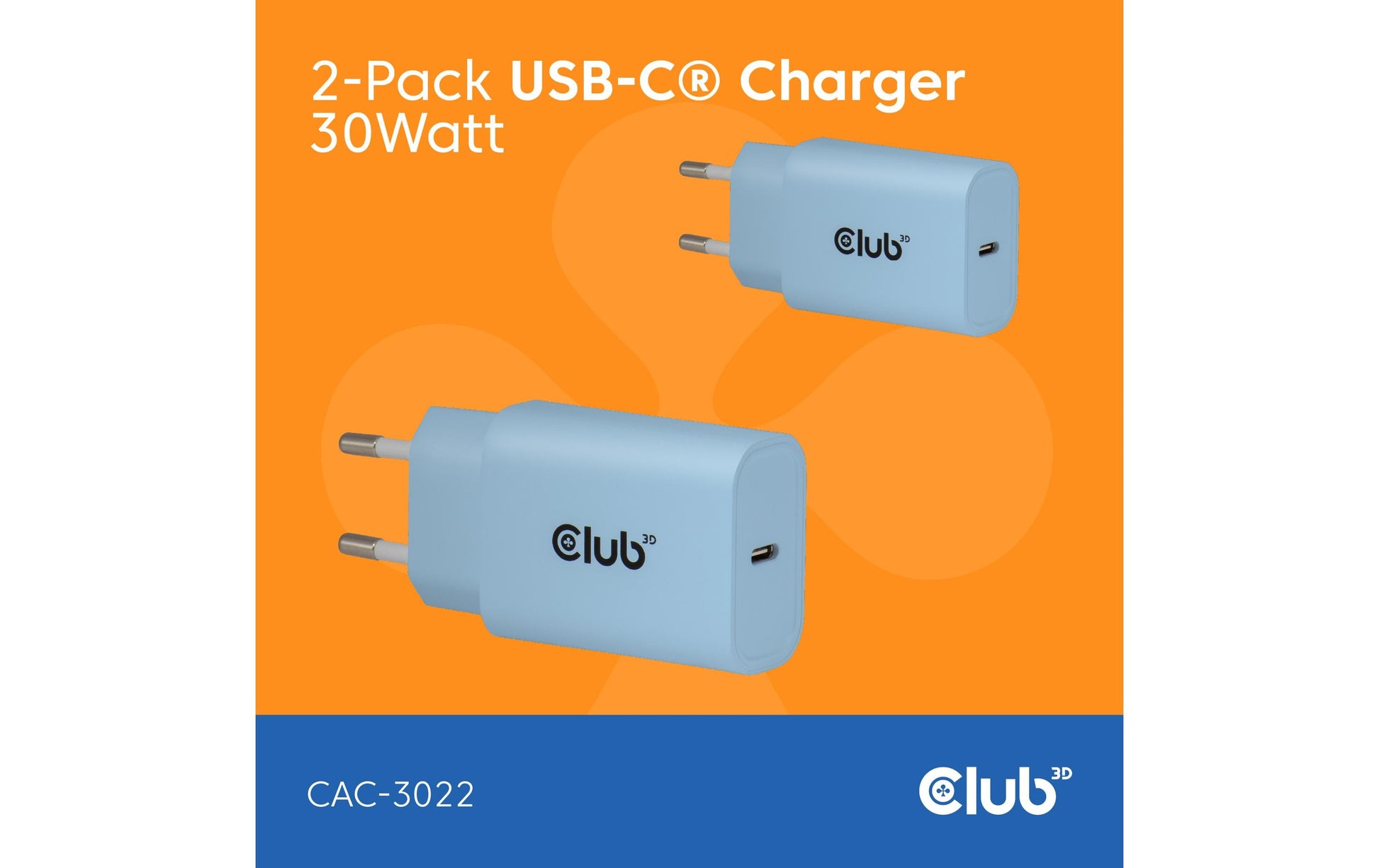 CLUB3D Club 3D CAC-3022 USB-Ladegerät 30 W – USB-C×1, PD